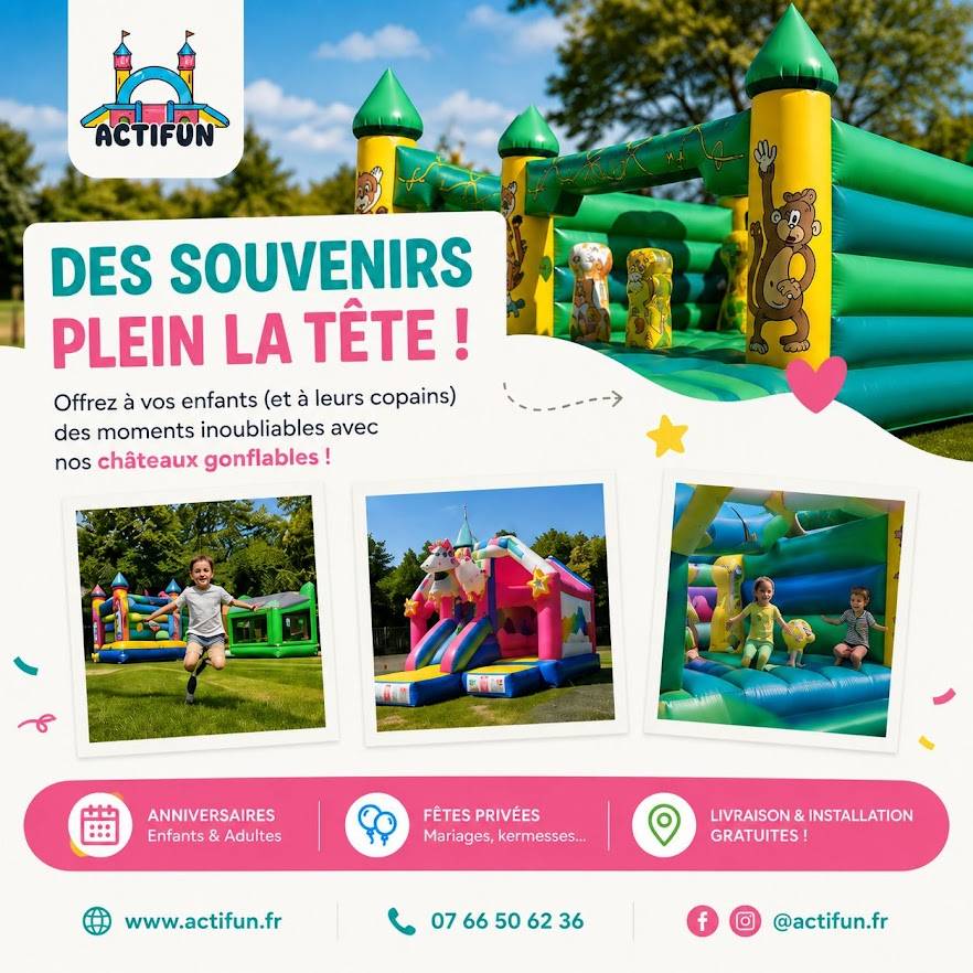 Location de château gonflable à Lyon