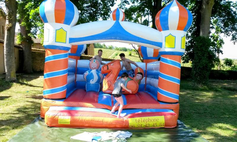 château gonflable pour anniversaire à Lyon