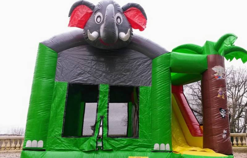 Louer un château gonflable avec un toboggan pas cher à Lyon pour un anniversaire ou un mariage